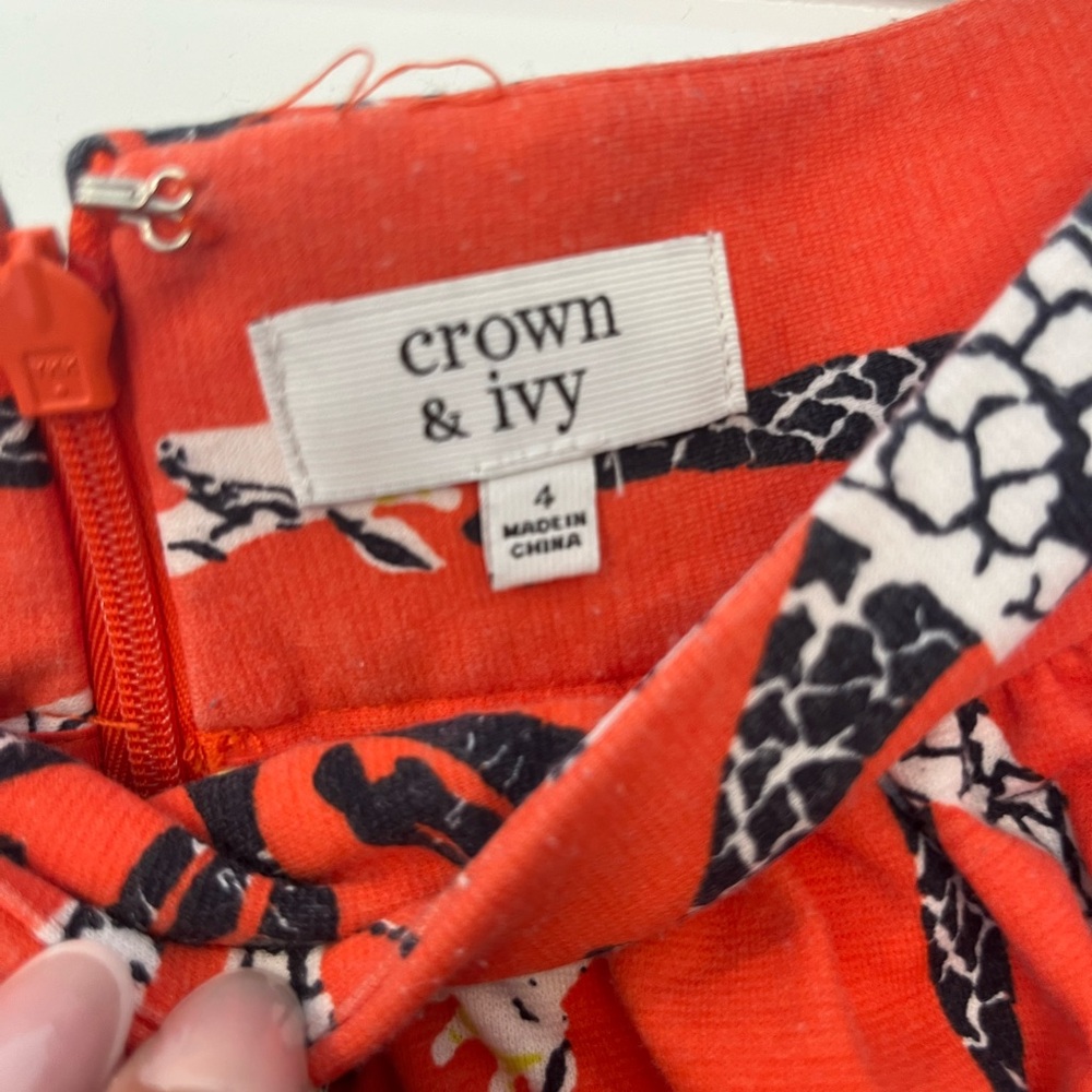 Orange Giraffe Skirt